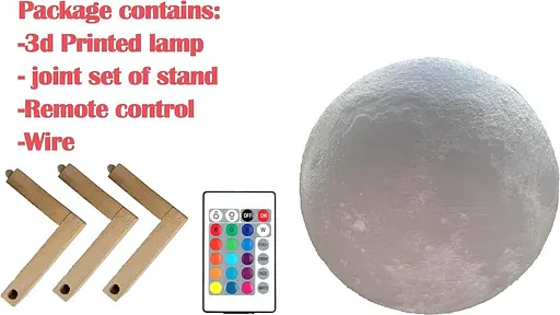 Світлодіодний нічник місяць Tigtak 16 кольорів з налаштуванням часу очікування Touch з пультом Д/К - фото 5