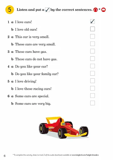 Ladybird Readers 1 Cars Activity Book - фото 4