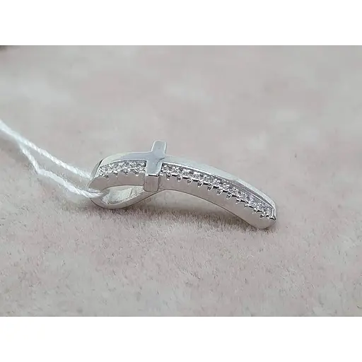 Срібна підвіска Срібний рай з фіанітами. 1112 088467 - фото 3