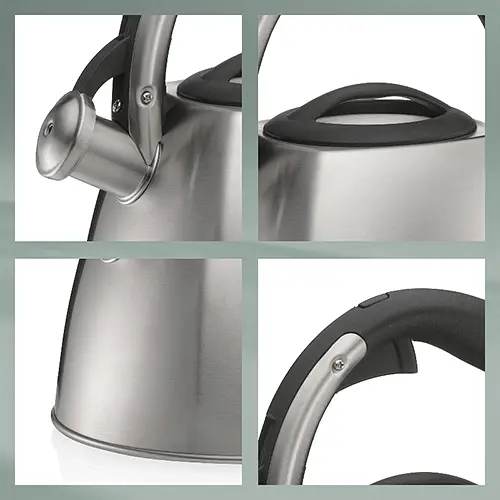 Чайник KELA Vitus сріблястий, 2,4 л (12078) - фото 3