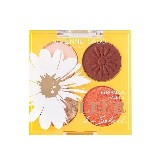 Палетка теней для век Vivienne Sabo Fleur du soleil, тон 01, 4,8 г (8000019704478) - фото 2