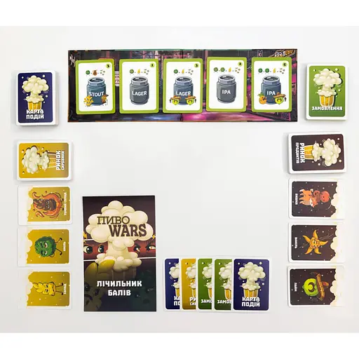 Карткова гра "ПивоWars" Fun Games FGS57 українською мовою - фото 4