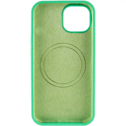 Чохол Epik Silicone Case Full Protective AA with MagSafe для Apple iPhone 14 Plus 6.7 Зелений/Spearmint - фото 3