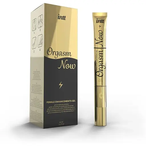 Рідкий вібратор з вібруючим кінчиком 2-в-1: Intt Orgasm Now (15 мл)