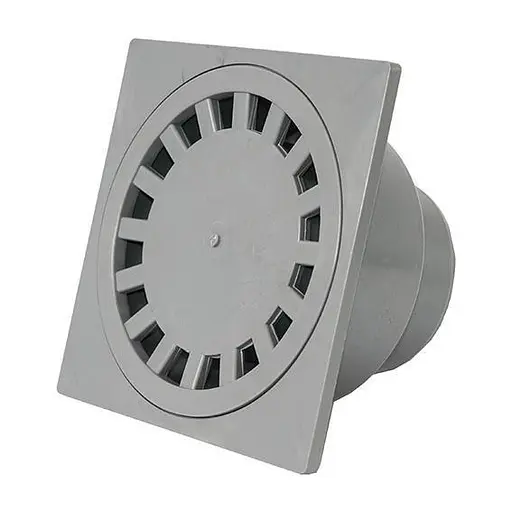 Трап вертикальный Pestan 110 мм с пластиковой решеткой 200х200 мм 30412 - фото 1