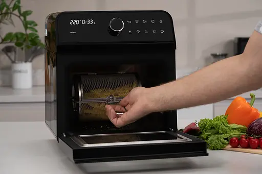 Мультипечь Ardesto 2250Вт -15л сенсорное управление 40-220°C металл/пластик бело-черный - фото 4