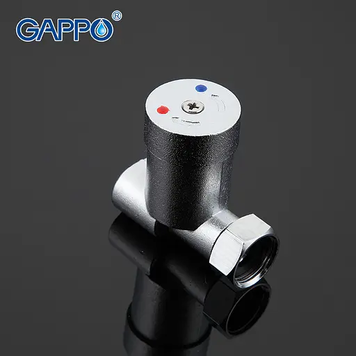 G518 Сенсорний змішувач для умивальника Г-подібний шпилька Gappo 1/4 Хром - фото 2