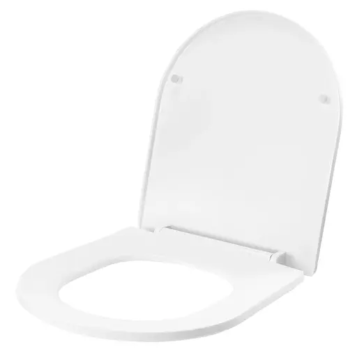 Сиденье для унитаза Rea Flat white abs REA-C6002, Белый - фото 6
