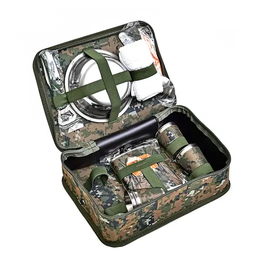 Набір туристичний для мисливця/рибалки "Ukraine" 13пр/наб у камуфляжному кейсі Stenson R31003