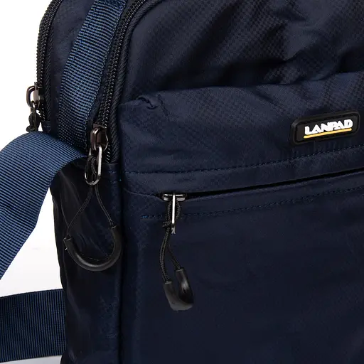 Чоловіча сумка-планшет синій Lanpad sum0028749 - фото 6