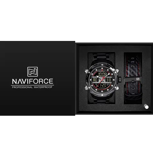 Годинник Naviforce Set Present подарочный набор, 2 ремешка