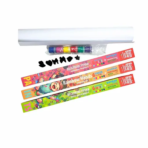Детский набор для творчества "Радужные ручки" 5028-AC Пальчиковые краски - фото 2