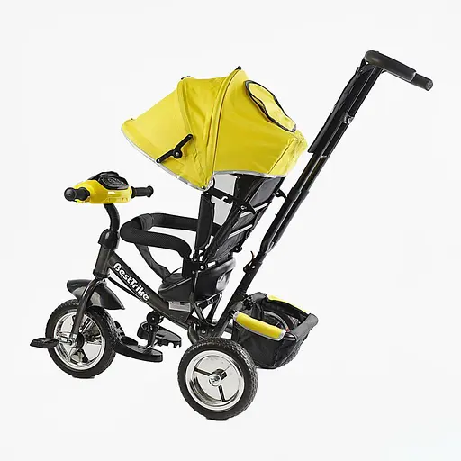Трехколесный велосипед Best Trike 6588/62-119 с музыкальной панелью желтый - фото 4