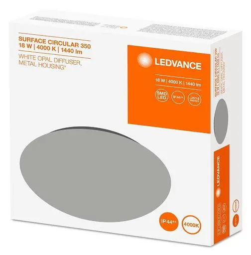 LEDVANCE Світильник світлодіодний SF Circular LED 350 18W/4000K IP44 - фото 7