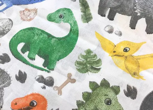 Хлопковая пеленка Moontime 100х80см "Дино" - фото 2