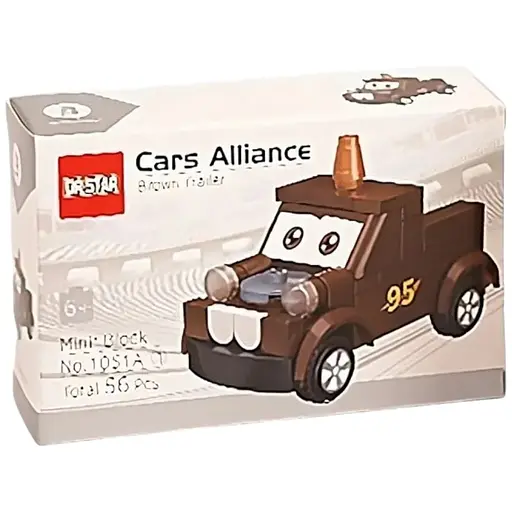 Конструктор Cars Alliance 1051 A: пазовий конструктор Машинки, набір для дітей від 6 років, коричневий