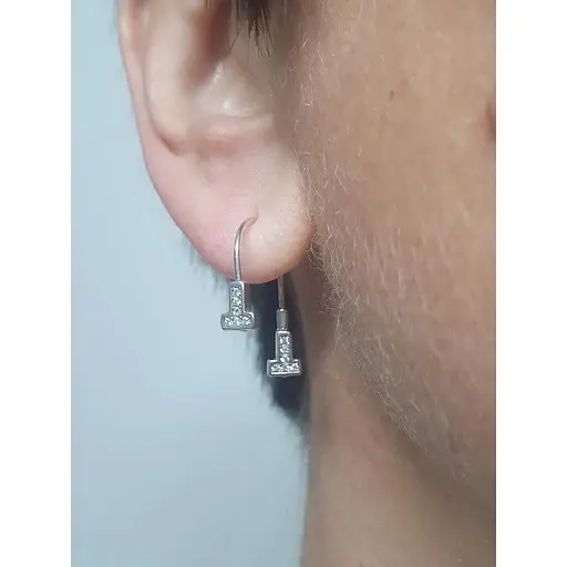 Срібні сережки Срібний рай 64907 - фото 4