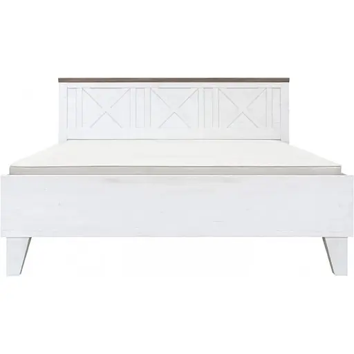 Кровать двуспальная (с основанием под матрас) Гербор Тина LOZ160 160x200 см Сосна каньон + Дуб сонома трюфель (GRB-1173) - фото 2