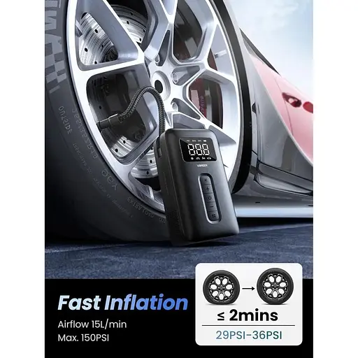 Автомобильный компрессор Ugreen UGR-15951 [135344] - фото 7