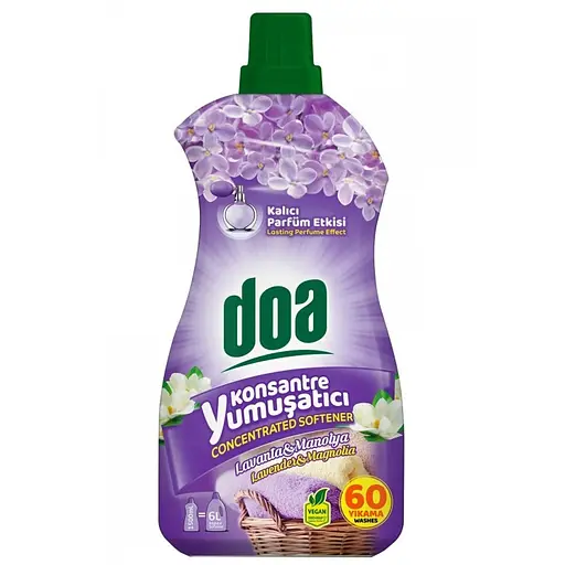 Кондиционер для стирки DOA Лаванда и Магнолия концентрированный 3 л (1.5 л х 2 шт.) - фото 2