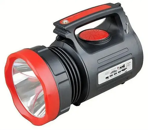 Переносной фонарь прожектор Yajia YJ-1908T аккумуляторная мощная солнечная панель три лампы - фото 4