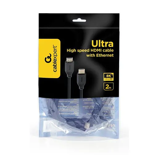 Кабель HDMI-HDMI Cablexpert HDMI8K2M v2.1 Ethernet 8K UHD 2 м - фото 3