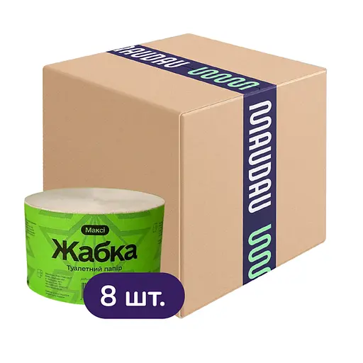 Туалетная бумага Жабка макси 8 шт. - фото 1