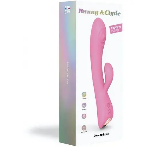 Вибратор-кролик с направленным массажем точки G - Love To Love Bunny&Clyde - Pink Passion - фото 5