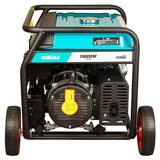Бензиновий генератор Sigma 9.5/10.0 кВт, однофазний, ручний/електро запуск (5710581) - фото 4