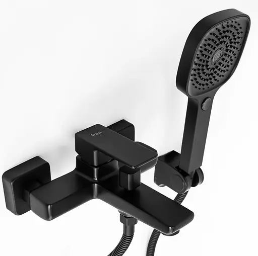 Смеситель для ванны Rea Orix настенный black REA-B5133 Черный матовый - фото 2