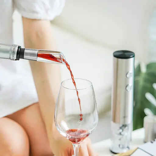 Винний набір Xiaomi Circle Joy Electric Red Wine Opener Set 4 in 1 (CJ-TZ02) - фото 8
