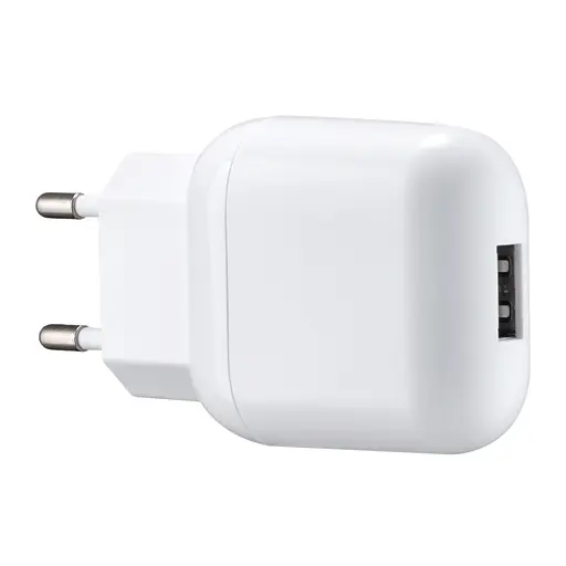 Мережевий зарядний пристрій XO L37 2.1A Білий - фото 1