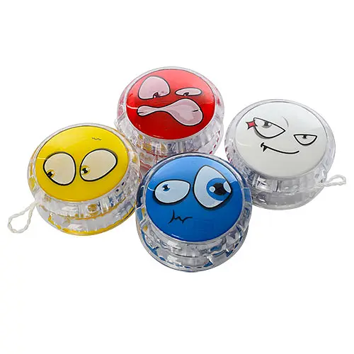 Йо-йо, 5.5 см, на веревке, светло, 9x10x3 см (В ассортименте) - фото 2