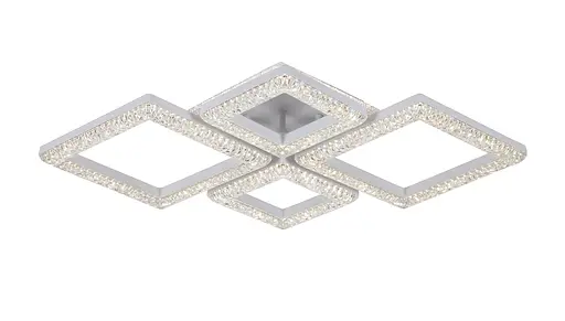 Люстра светодиодная акриловая Sirius 2725/2+2 WT 50W*2+13W*2