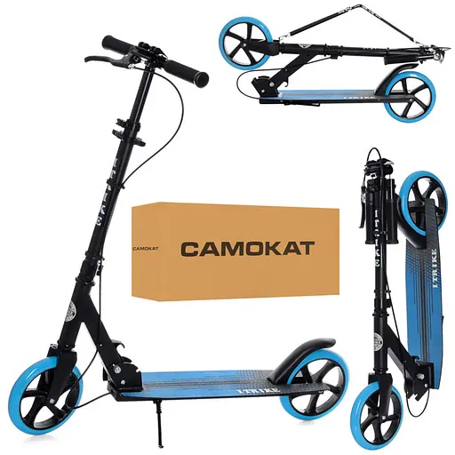 Самокат детский iTrike SR 2-049-1-BBL складной