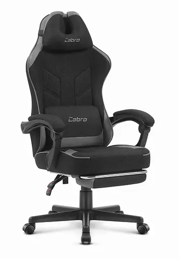 Крісло Cabro C504 Black-Grey тканина - фото 1