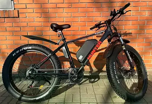 Електровелосипед Corso HUNTER 26 дюймів (500W, 48V, 15Ah) Чорно-Червоний - фото 4