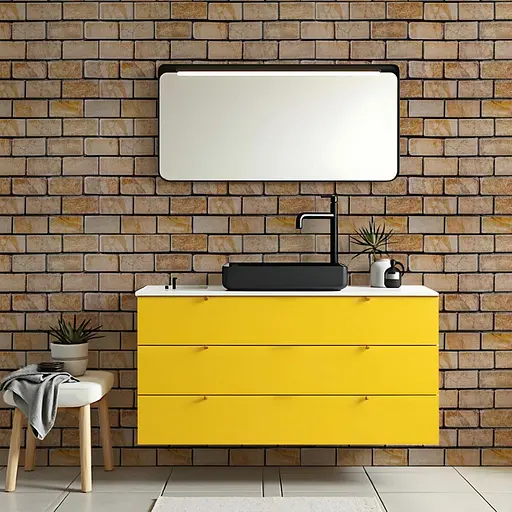 Декоративная ПВХ панель кирпич 960х480х4мм Коричневый мрамор SW-00001428 - фото 5