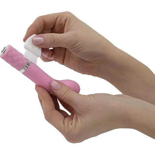 Роскошный вибратор Pillow Talk - Racy Pink с кристаллом Сваровски - фото 6