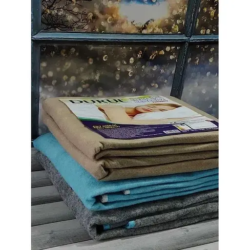 Електропростирадло флісове 120х160 см 2 температурних режими Турецьке простирадло з підігрівом від мережі Бірюзове - фото 2