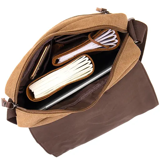 Чоловіча сумка листоноша Vintage 27,3х21,7х10 см sum0014980 - фото 3