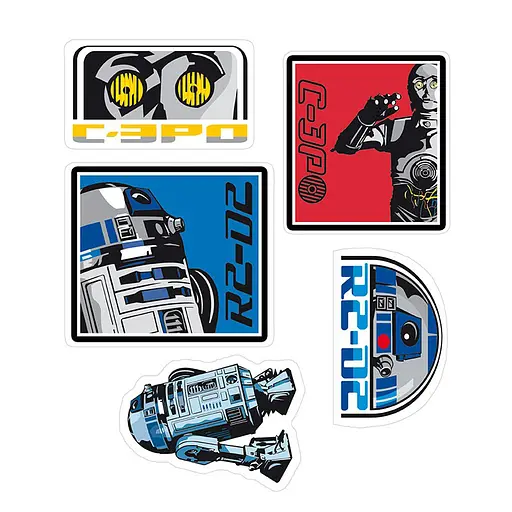 Наклейки Star Wars R2-D2 (Зоряні війни) 16х11 см - фото 3