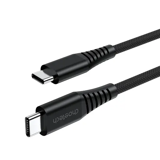 Кабель Choetech ХСС-1051 Black USB-C to USB-C Magnetic PD3.1 240W 1.8m (43-00127)
