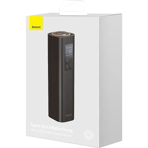 Автомобильный компрессор Baseus BS-CG003 Super Mini Inflator Pump (CRCQ000001) [69578] - фото 4