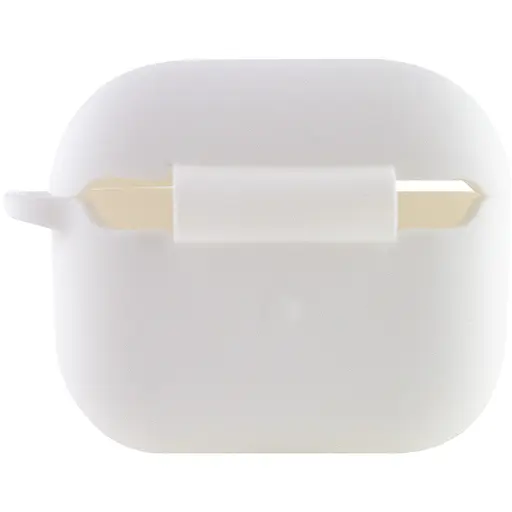 Силіконовий футляр для навушників AirPods 3 Білий / White - фото 3