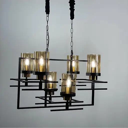 Люстра CHARM в стилі Лофт Line.F Кількість ламп 3 - фото 4