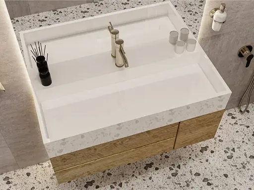 Умивальник Miraggio Mares 1000 0000212, Білий - фото 2