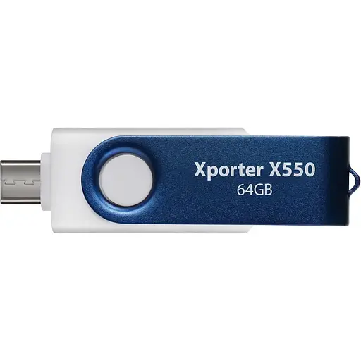 Флеш-накопичувач Patriot USB 3.2 Gen 1 Xporter X550 64GB Type-A+C - фото 1