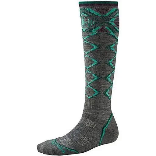 Шкарпетки Smart Wool Wm's PhD Ski Light Pattern SW248 M Medium Grey (1033-SW SW248.052-M)