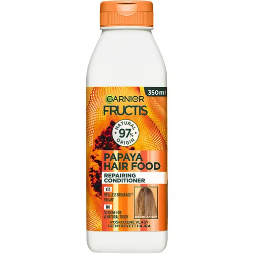 Бальзам-ополіскувач Garnier Fructis HairFood Папая Відновлення для пошкодженого волосся 350 мл